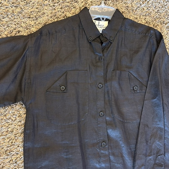 Joan Leslie By Kasper Brown Linen Lagenlook Midi Length Dress Size 12 - Picture 6 of 8